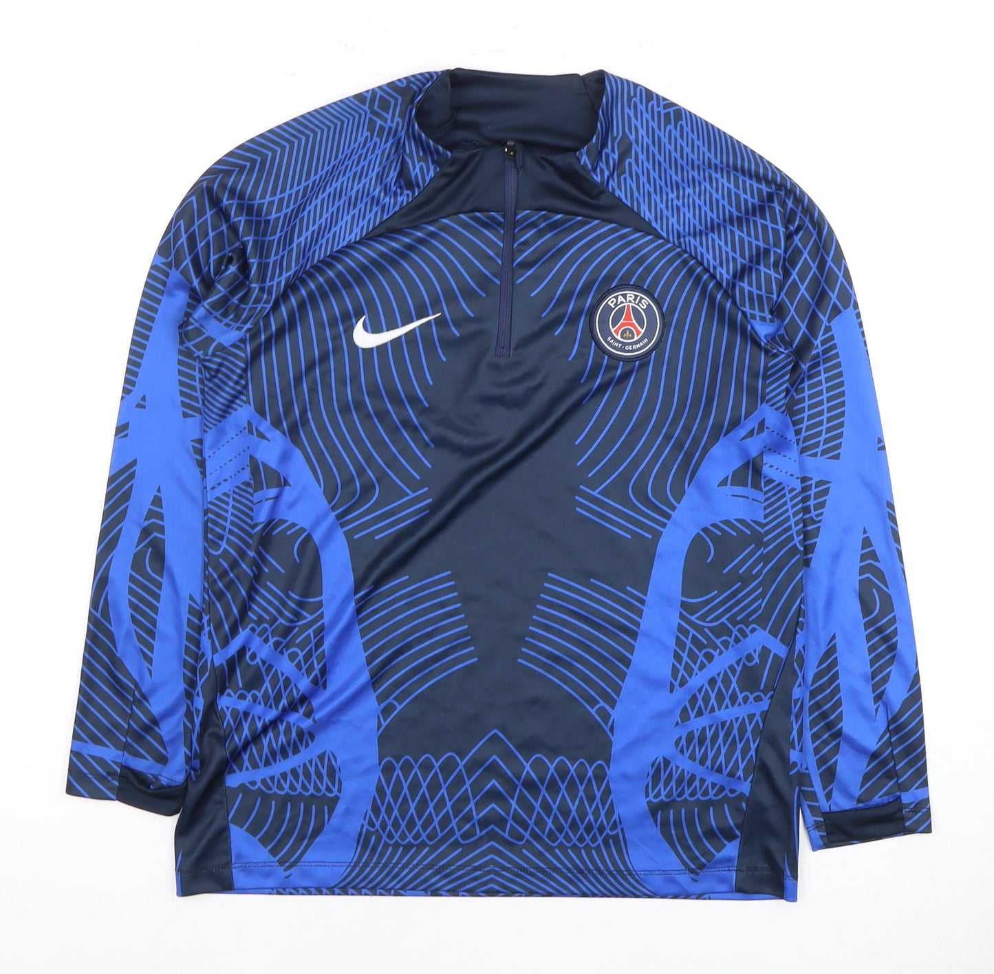 Nike Boys' Blue Football Pullover, 16 Years, Sports Style