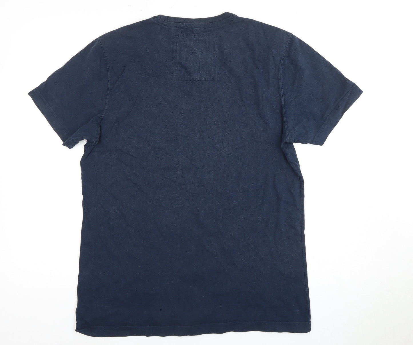 Mens UK Size M Crew Clothing Co. Blue  T-Shirt