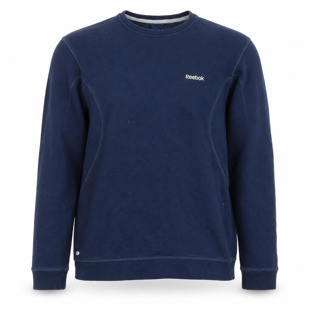 Mens UK Size S Reebok Blue Pullover Sweatshirt