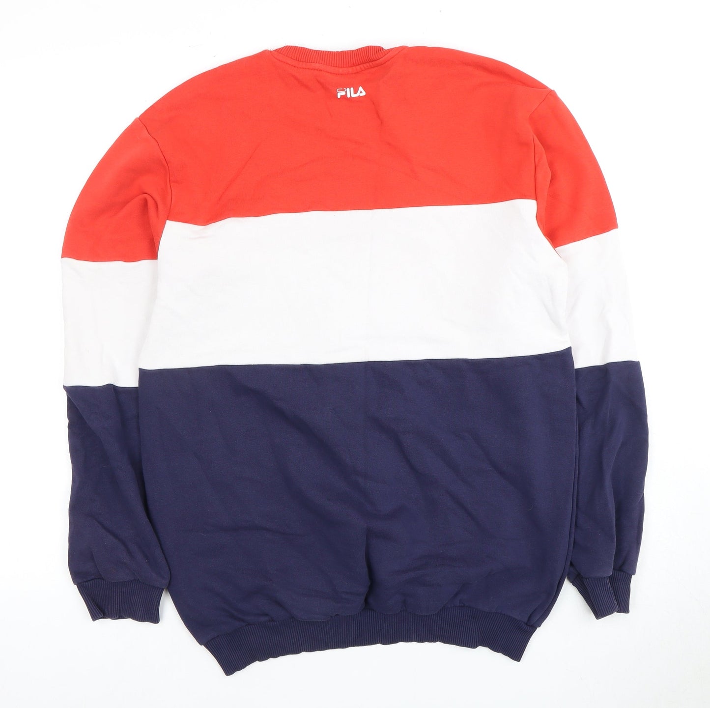 Mens UK Size S FILA Multicoloured Pullover Sweatshirt