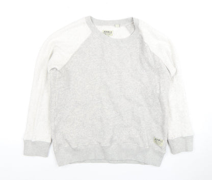 Womens UK Size 12 Jack Wills Grey Pullover Sweatshirt