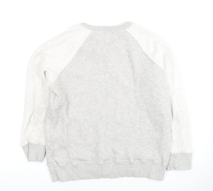 Womens UK Size 12 Jack Wills Grey Pullover Sweatshirt