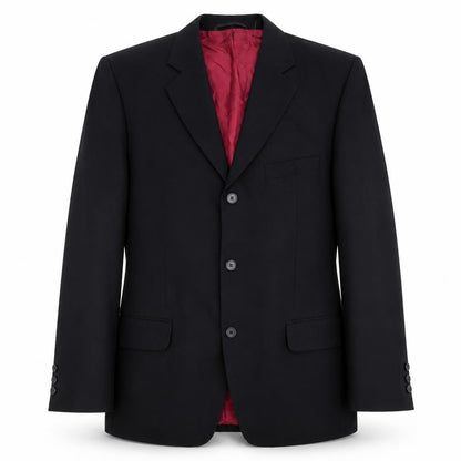 Mens UK Size 40 Roberto Bassi Regular Black Suit Jacket
