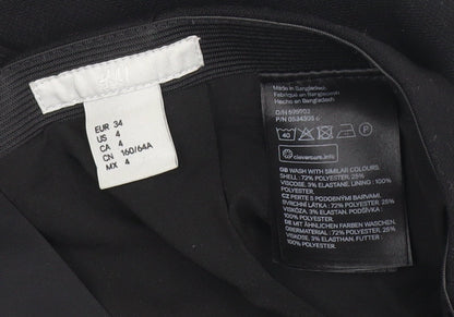 H&M Women's Black Pencil Skirt Size 6 Workwear