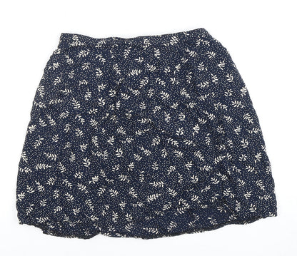 Eddie Bauer Women's Petite Blue Floral Skirt Size 6
