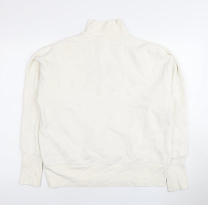 Levi's Ivory Graphic Print Women's XS Mock Neck Sweatshirt