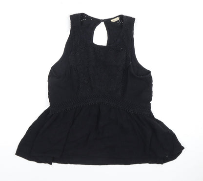 Hollister Women’s Black Blouse, S, Sleeveless, Casual