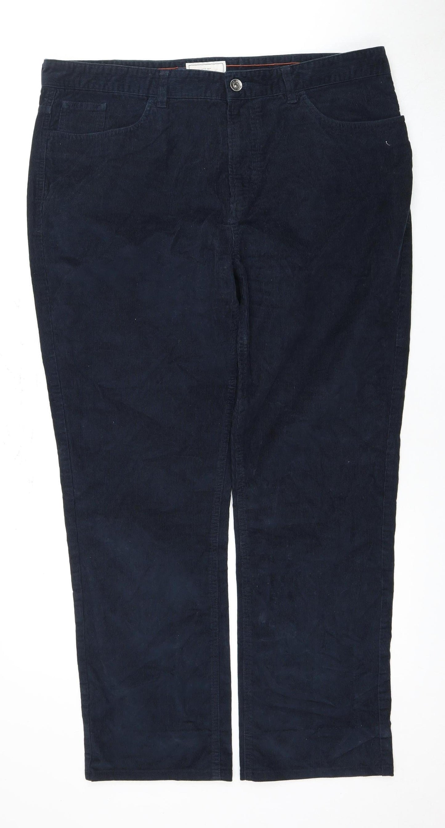 John Lewis Blue 38R Men's Corduroy Trousers