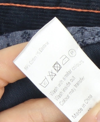 John Lewis Blue 38R Men's Corduroy Trousers