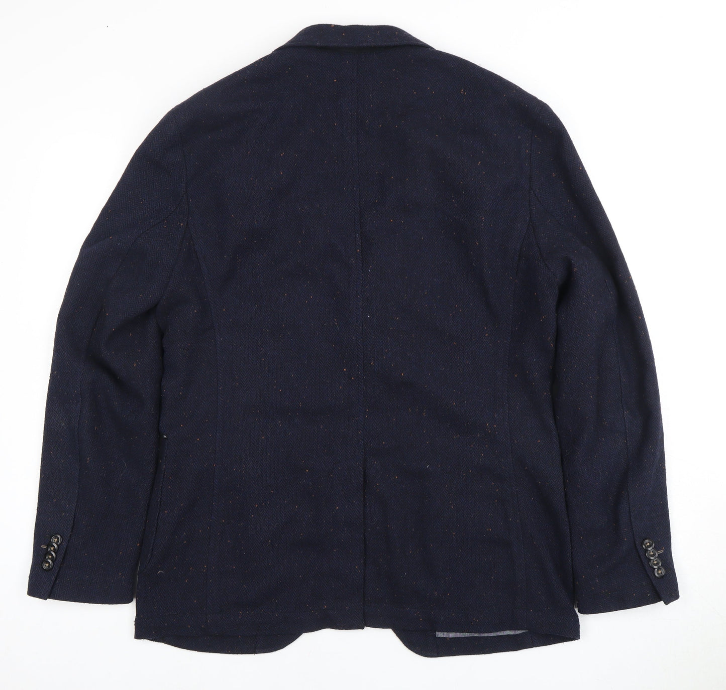 Mens UK Size 42 JACK & JONES Regular Blue Suit Jacket