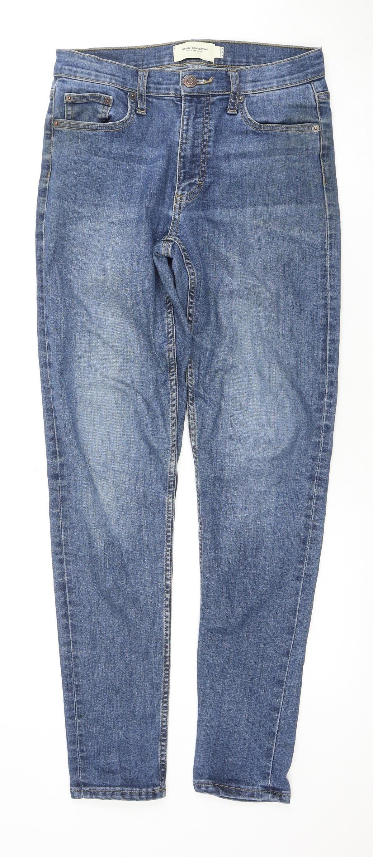 French Connection Women's Blue Skinny Jeans XS