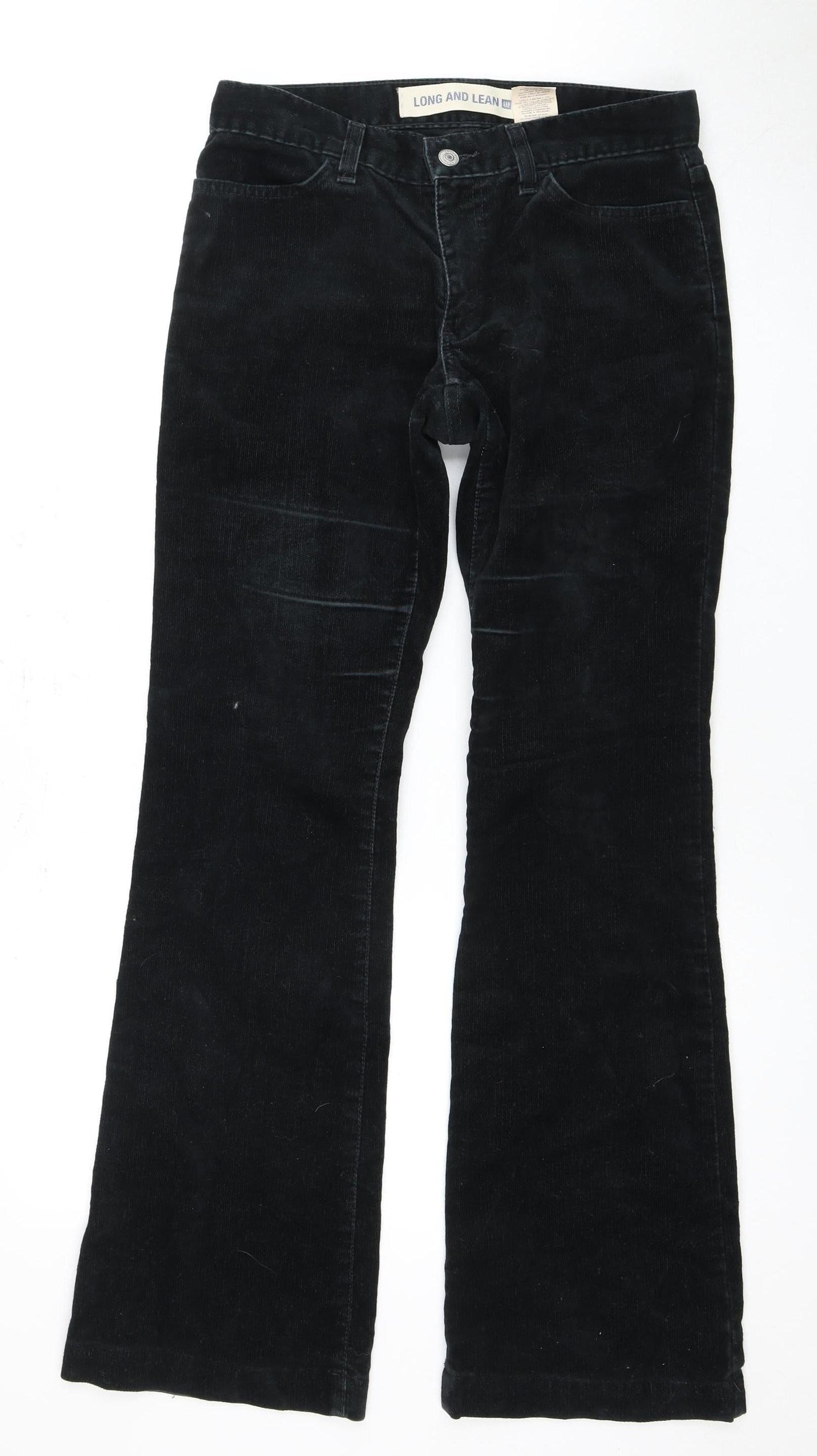 Womens UK Size 4 Gap   Black Trousers