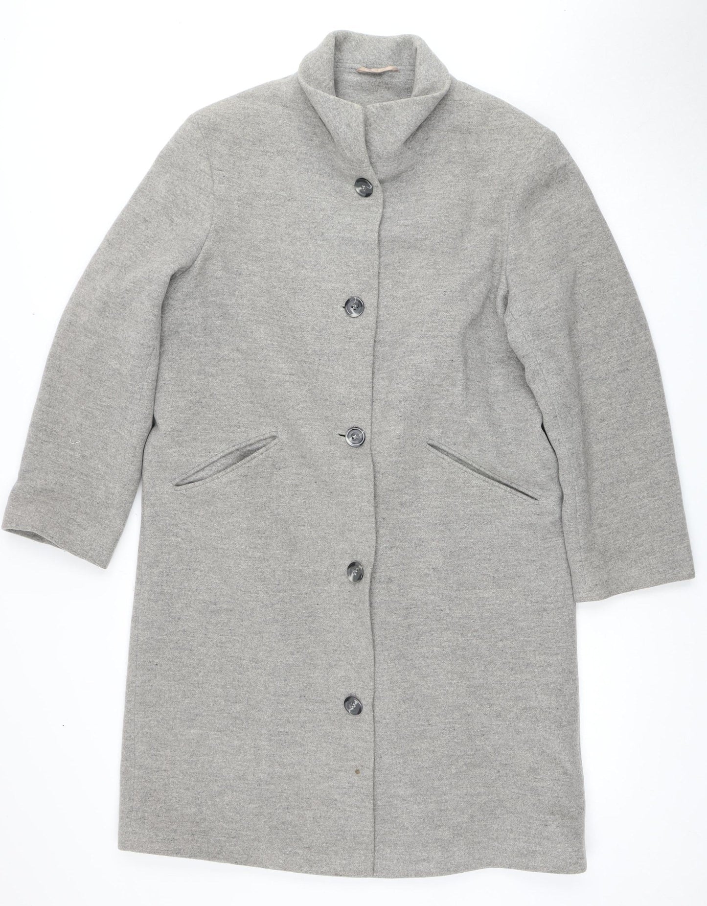 Womens UK Size 8 NEXT Grey Overcoat