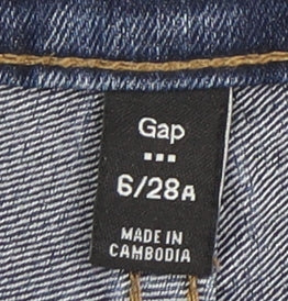 Gap Women's Blue Skinny Jeans Size 6