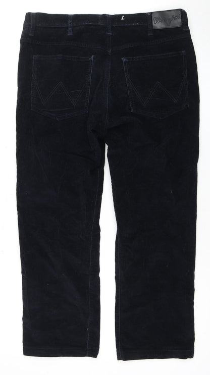 Wrangler Men's Black Corduroy Trousers W33 L30