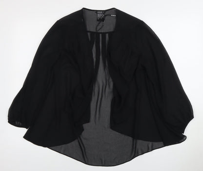 Womens UK Size 12 Roman Black Basic Blouse