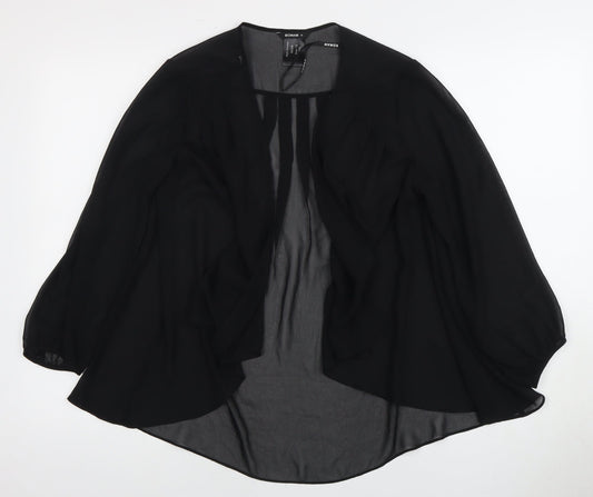 Womens UK Size 12 Roman Black Basic Blouse