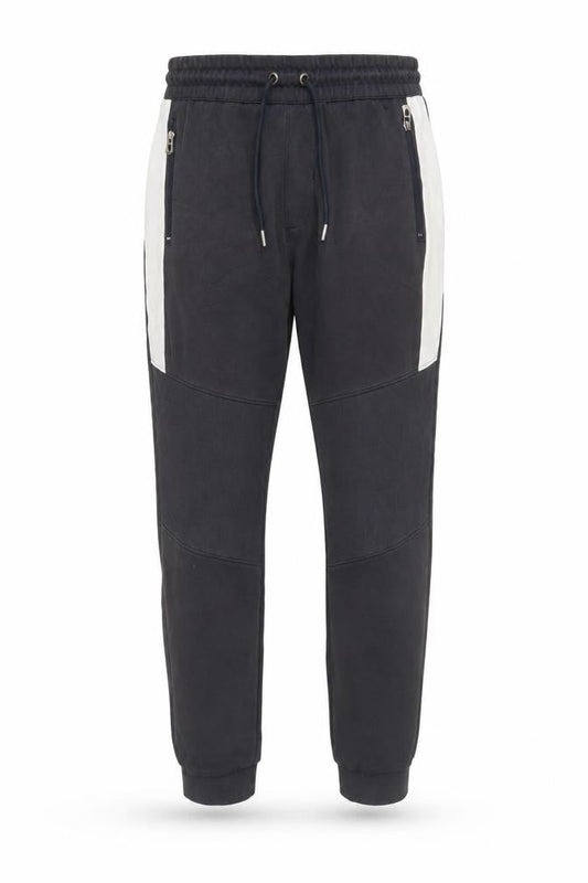 Mens UK Size S 883 Police Regular Fit Jogger Black Trousers