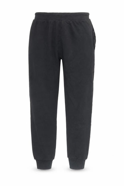 Front view of McKenzie boys’ black jogger trousers 12-13 years