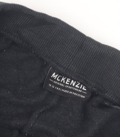 McKenzie Boys Black Jogger Trousers 12-13 Years