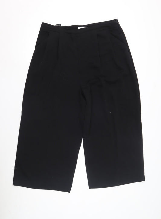 Womens UK Size 14 Warehouse   Black Trousers