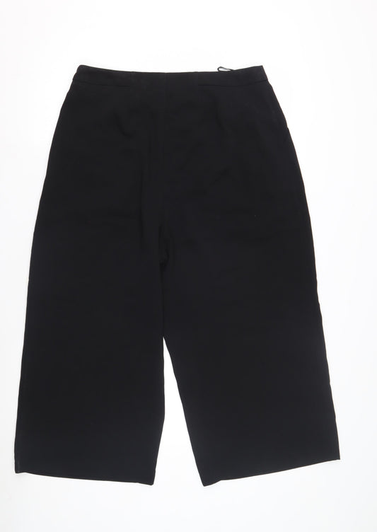 Womens UK Size 14 Warehouse   Black Trousers