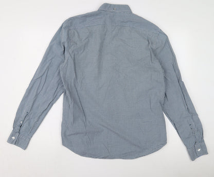 Burberry Brit Men's Blue Check Shirt, Size L, Button-Up