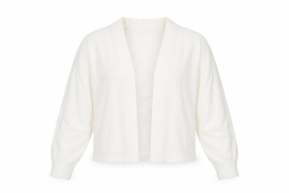 Womens UK Size M Wallis White Cardigan Jumper