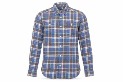 Gap Men's Blue Plaid Button-Up Shirt XS Long Sleeve