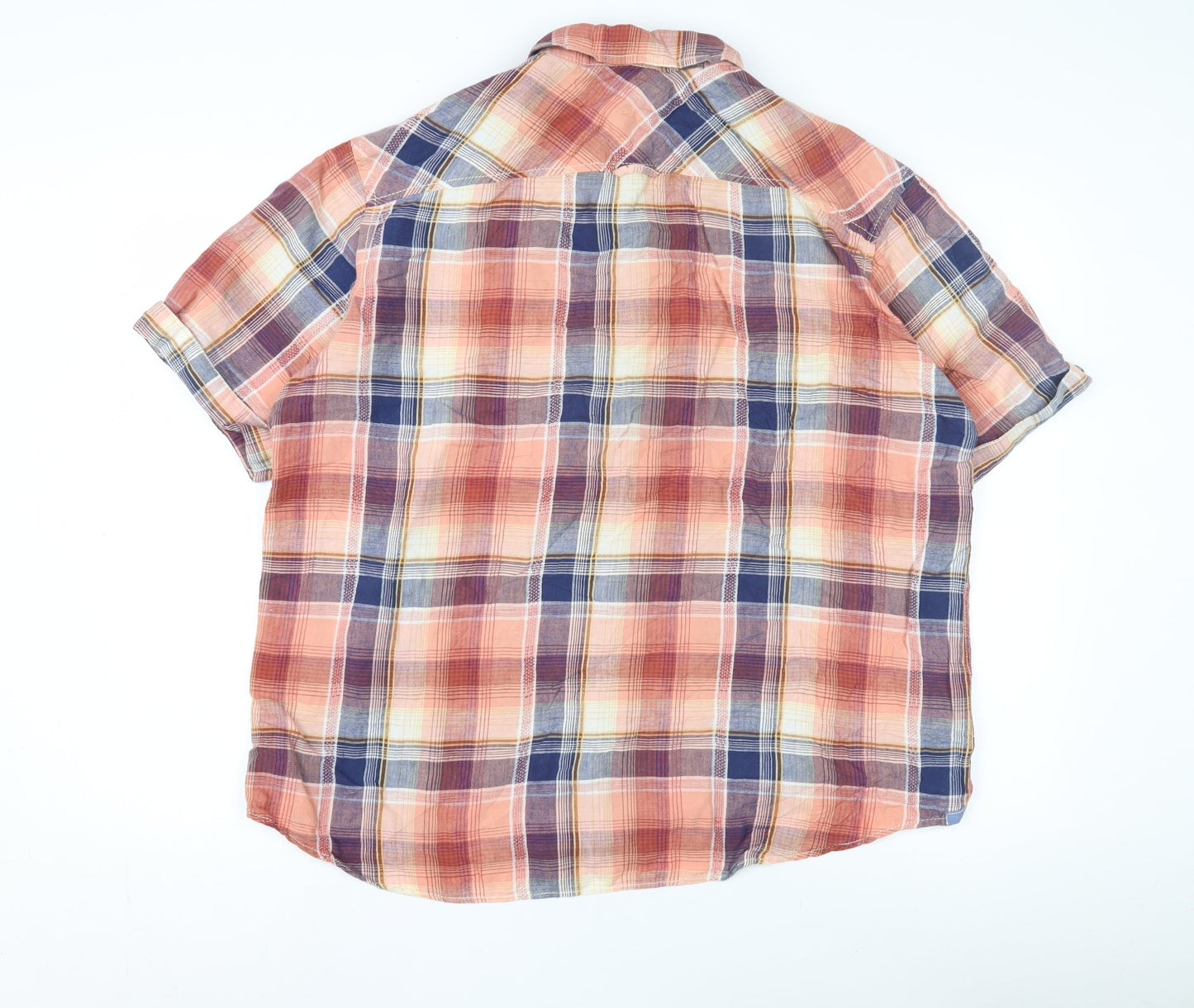 North Coast Men's Large Multicoloured Plaid Shirt