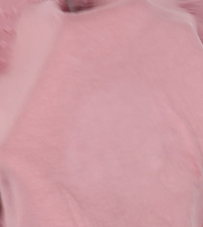 Womens UK Size 10 Lipsy Pink Basic Blouse