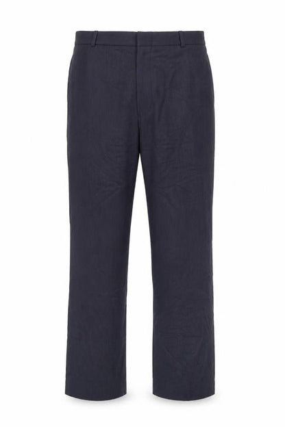 Mens UK Size 34R Austin Reed Regular Fit Business Formal Blue Trousers