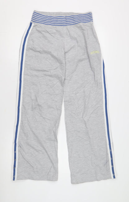 Reebok Women's Grey Track Pants Size 12 Comfortable Fit