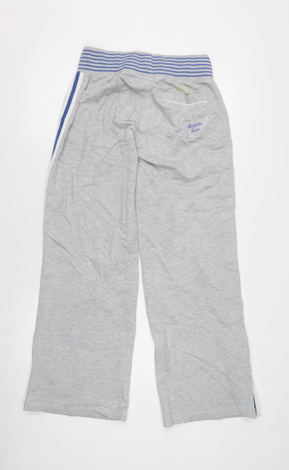 Reebok Women's Grey Track Pants Size 12 Comfortable Fit