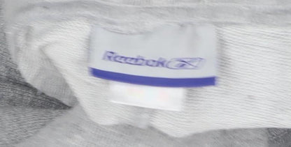 Reebok Women's Grey Track Pants Size 12 Comfortable Fit