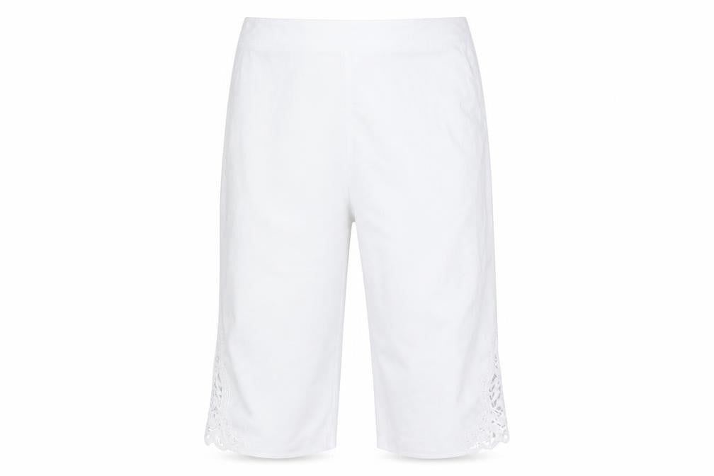 Womens UK Size 20 Roman Regular Fit  White Trousers