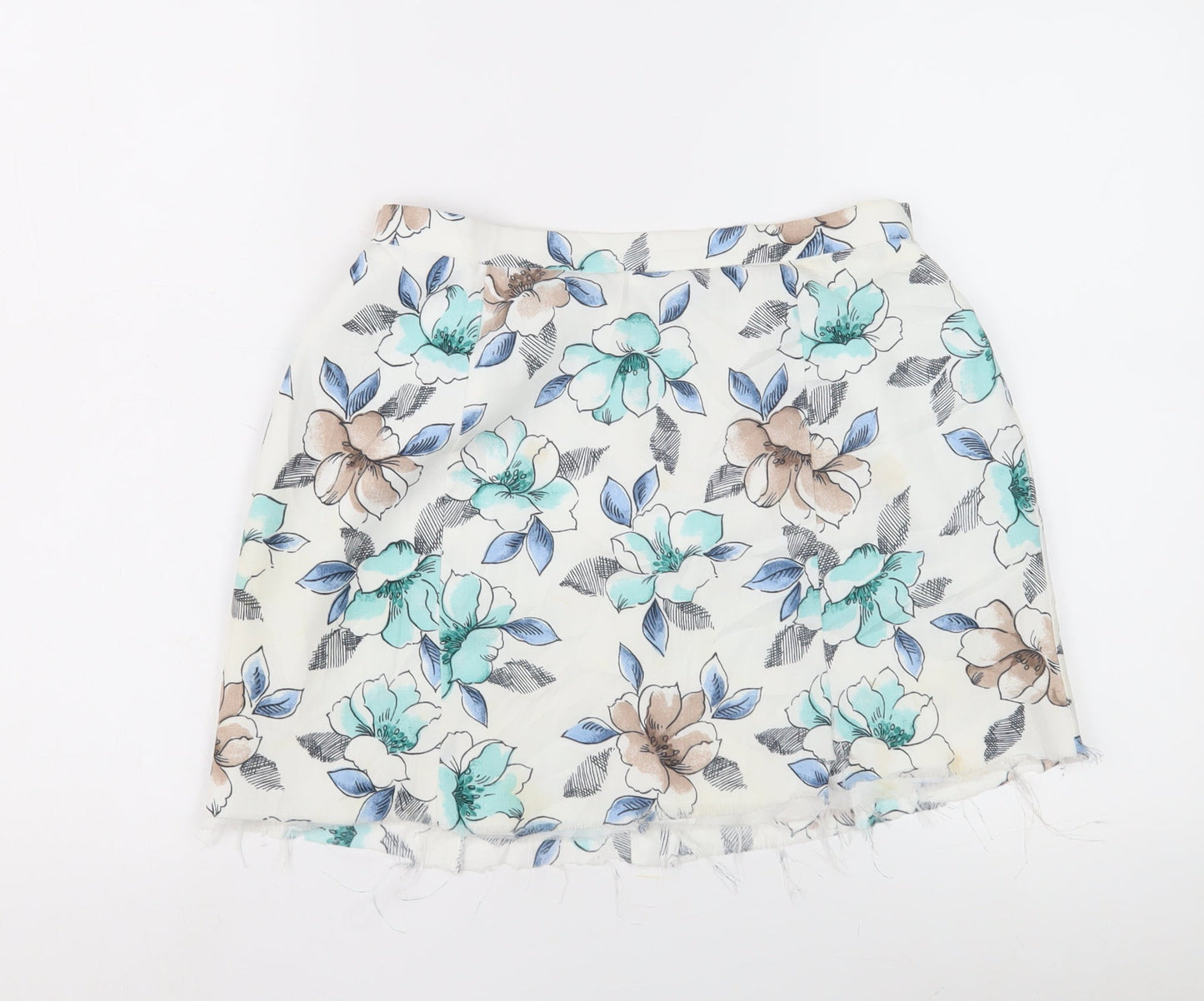 Eastex Women's Multicoloured Floral Skirt Size 10