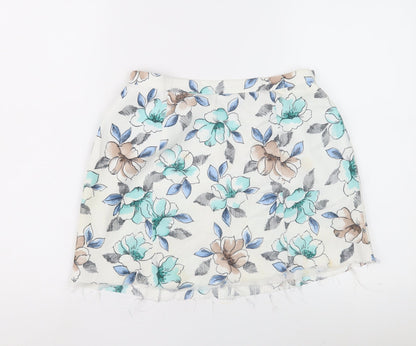 Eastex Women's Multicoloured Floral Skirt Size 10