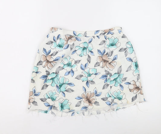 Eastex Women's Multicoloured Floral Skirt Size 10