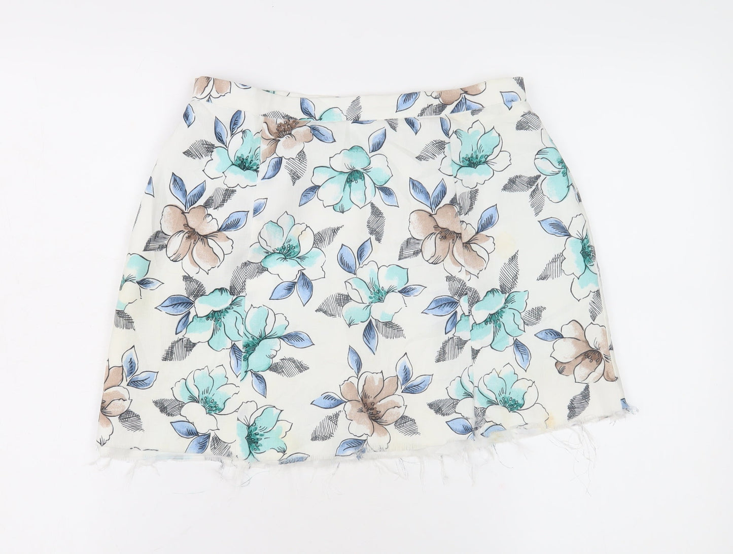 Eastex Women's Multicoloured Floral Skirt Size 10