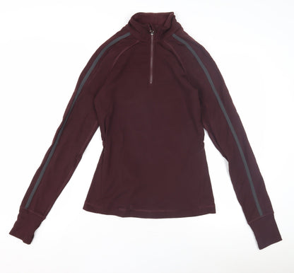 Sweaty Betty Women's XS Purple High Neck Activewear Top