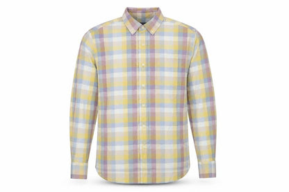 Grayers Men's Multicoloured Plaid Button-Up Shirt