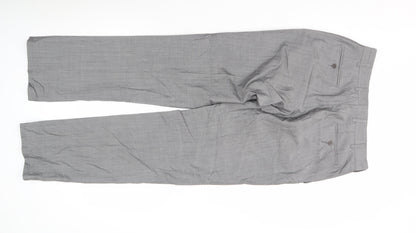 New Simon Grey Trousers for Men Size 38R Formal Wear