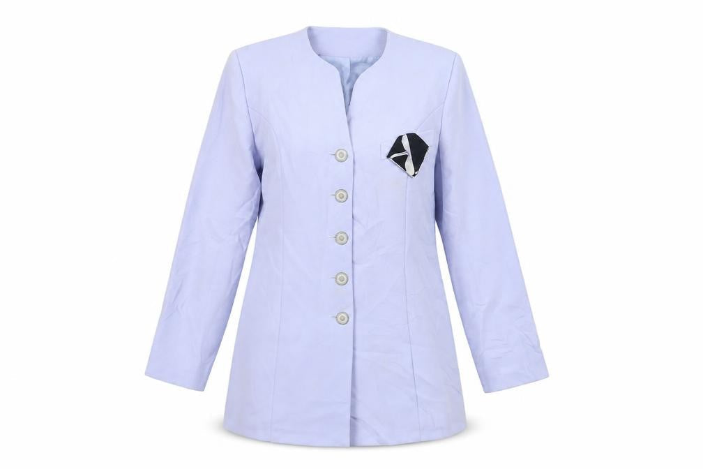 Womens UK Size 14 Debut Blue Basic Jacket