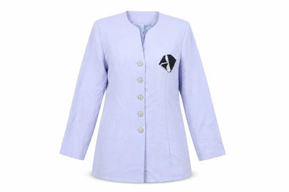 Womens UK Size 14 Debut Blue Basic Jacket
