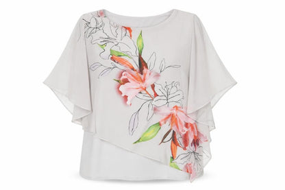 Wallis Women's Multicoloured Floral Tunic Blouse S