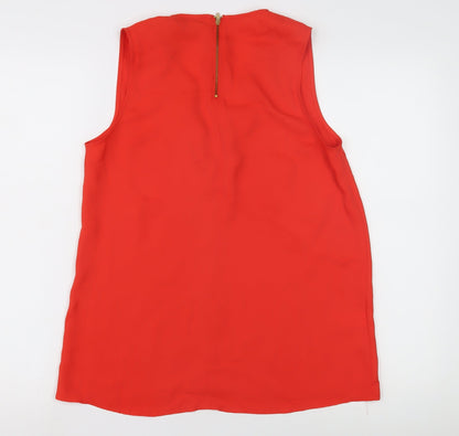 Womens UK Size 12 NEXT Red Basic Blouse