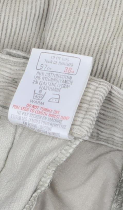 Womens UK Size 14 St Michael Regular Fit  Beige Trousers