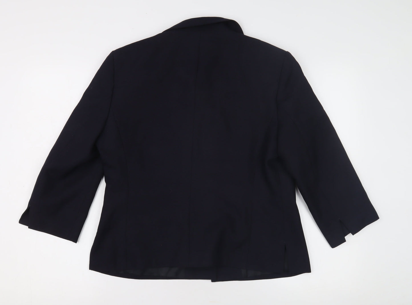 Womens UK Size 14 Marks and Spencer Blue Basic Jacket