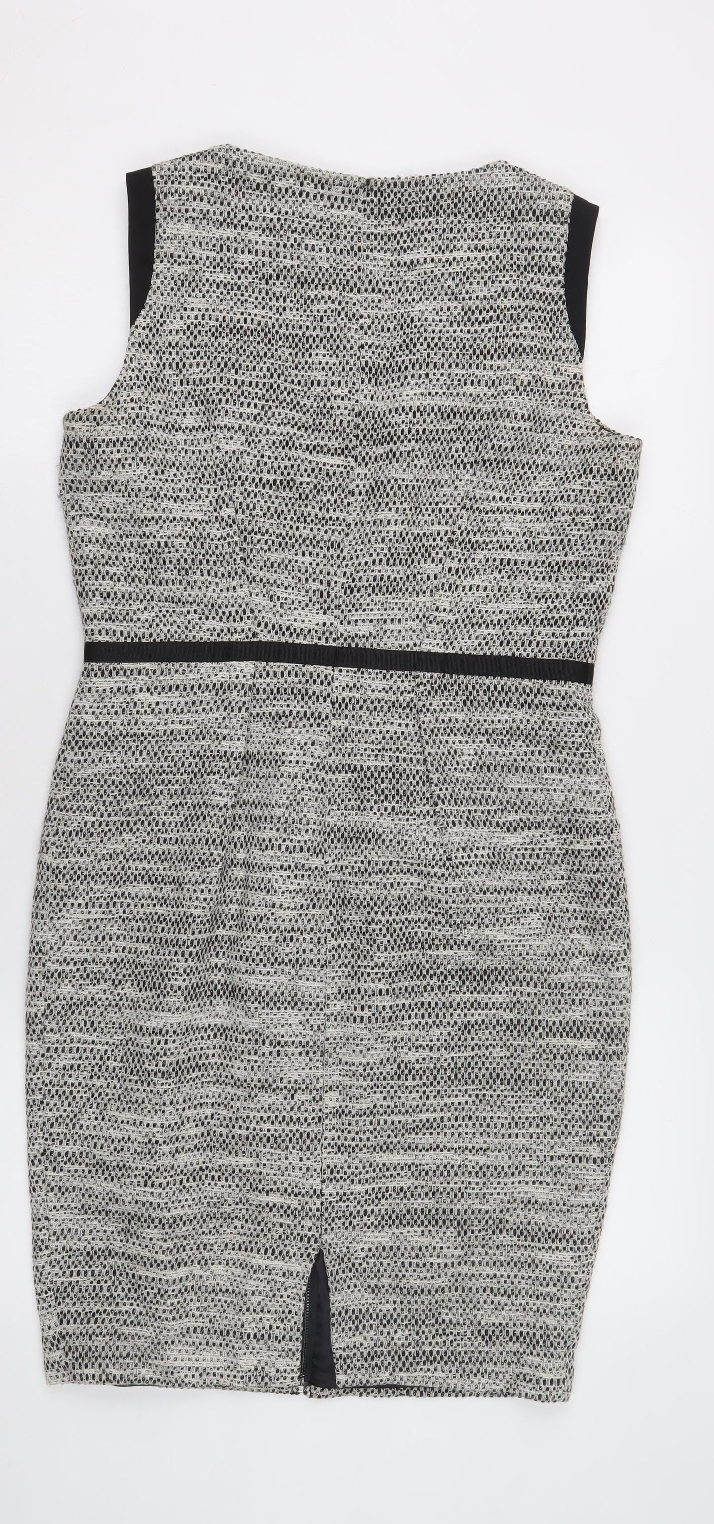Per Una Speziale Women's Grey Sheath Dress Size 10